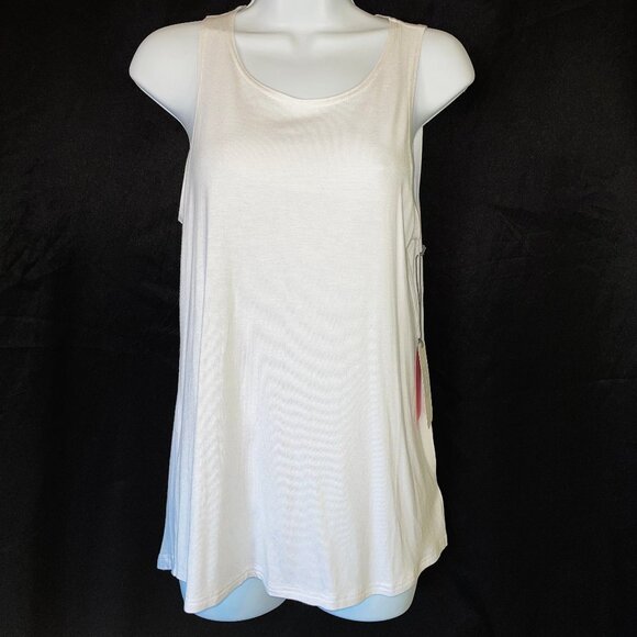 NWT Women's Small JOFIT White Tank Top Sleeveless Activewear Golf - Picture 1 of 7